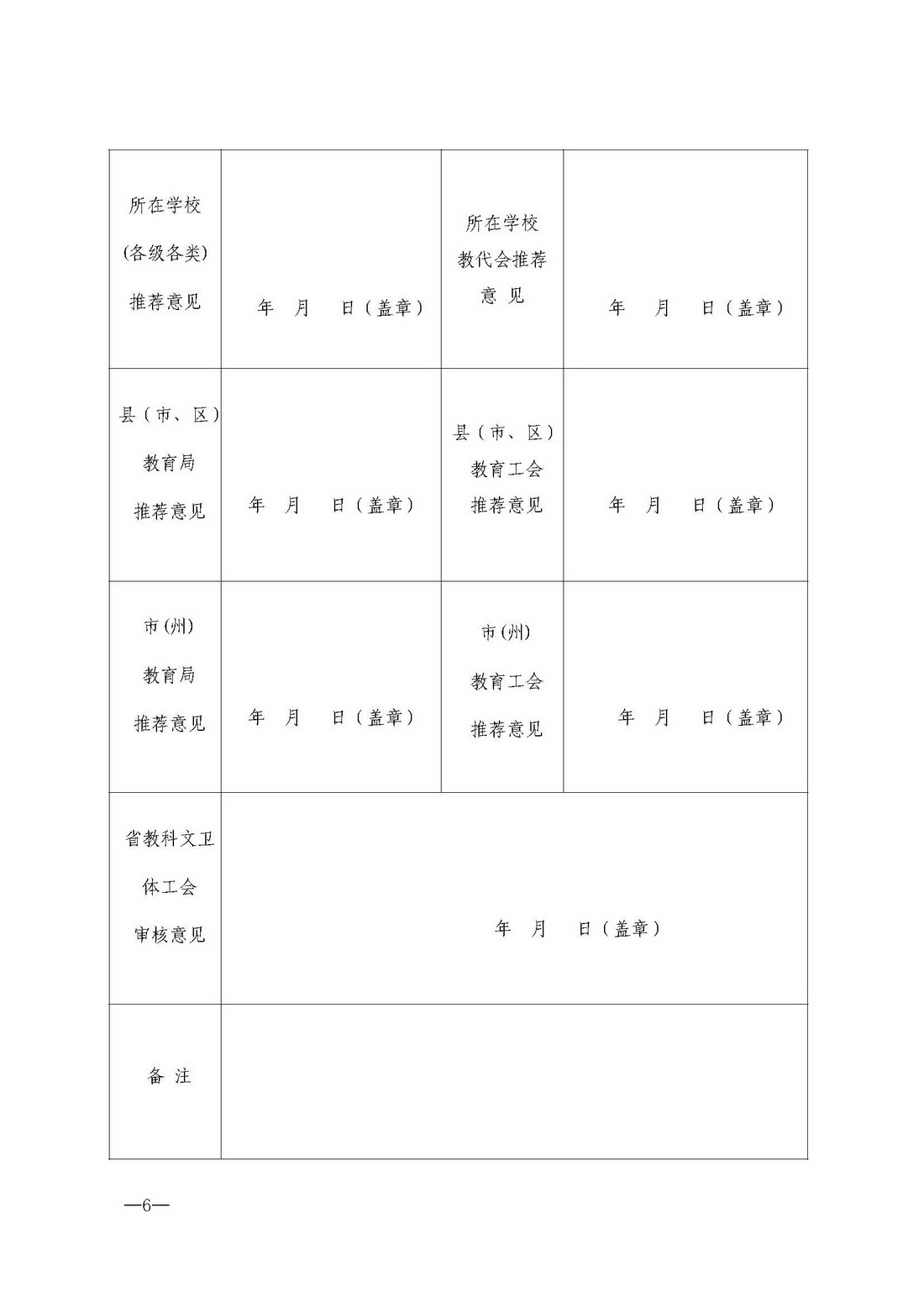 2019年评选湖北师德标兵活动方案-鄂教科文卫体工[2019]3号_页面_6.jpg